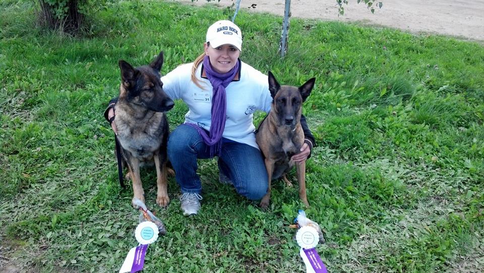 Anja mit Angelique und Nora